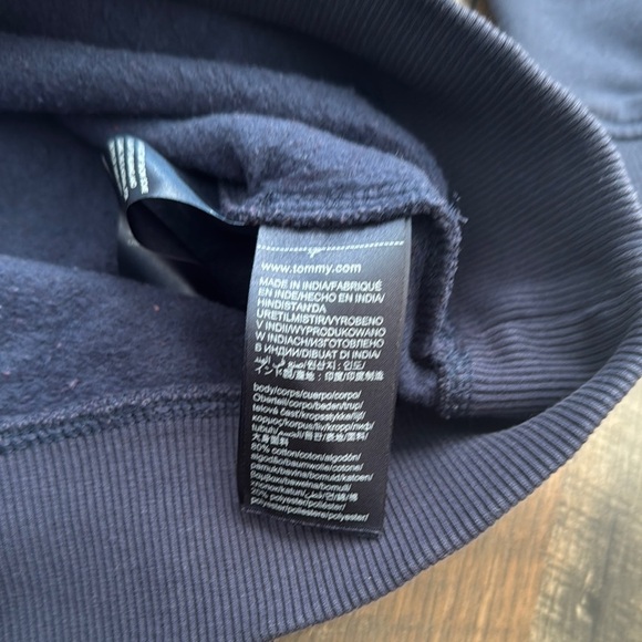 TOMMY JEANS HILFIGER l Red White Blue Quarter Zip Large - Picture 4 of 7